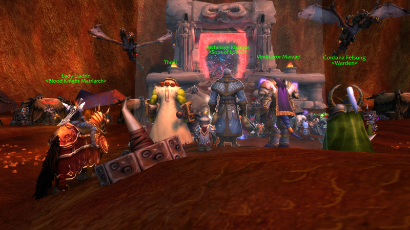 Moments later I was killed by random orcs.